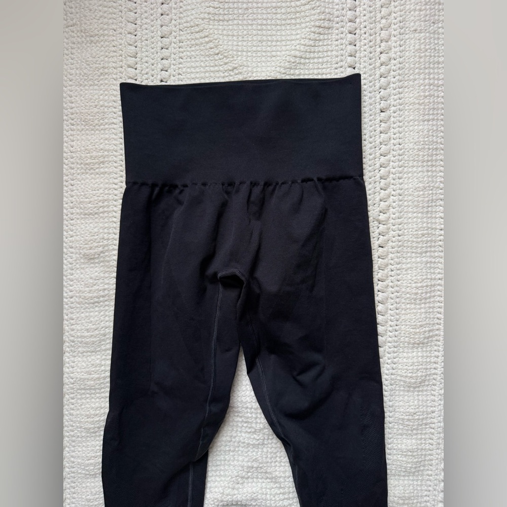 LNDR The Chisel 7/8 Leggings Black Womens Large/XL Super Sculpt Seamless - Picture 7 of 12